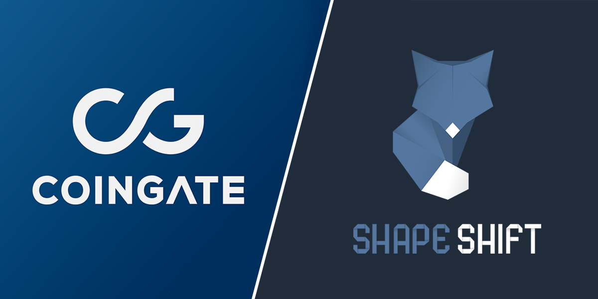 CoinGate Altcoin payments via ShapeShift