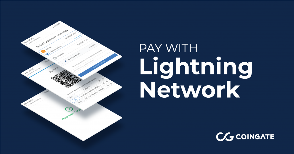 Lightning Network - accept LN payments with CoinGate