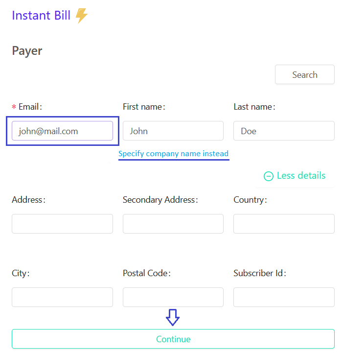 the process of adding a new payer