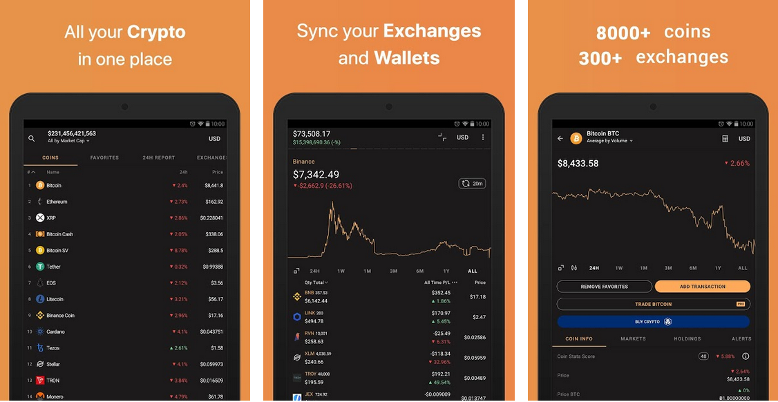 coin stats app for mobile android and iOS