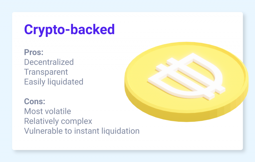 Krypto-backed Stablecoins: Vor- und Nachteile