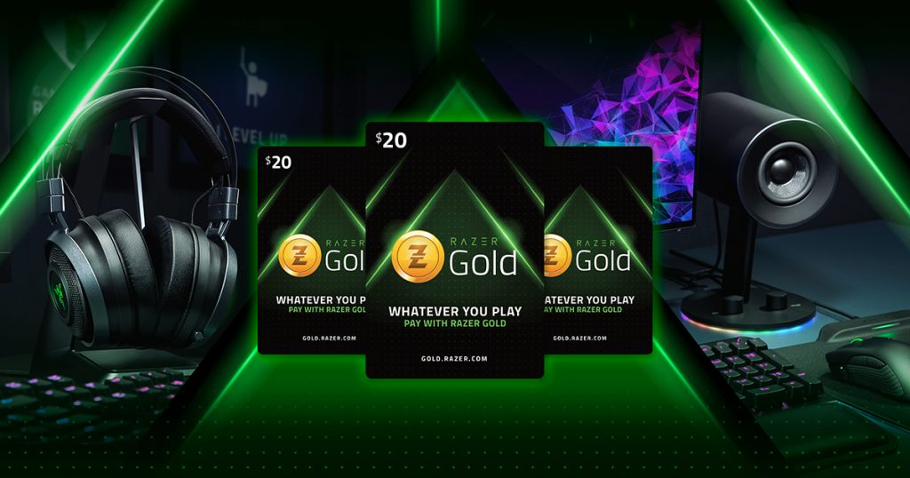 spend bitcoin to buy in game materials with Razer Gold gift card