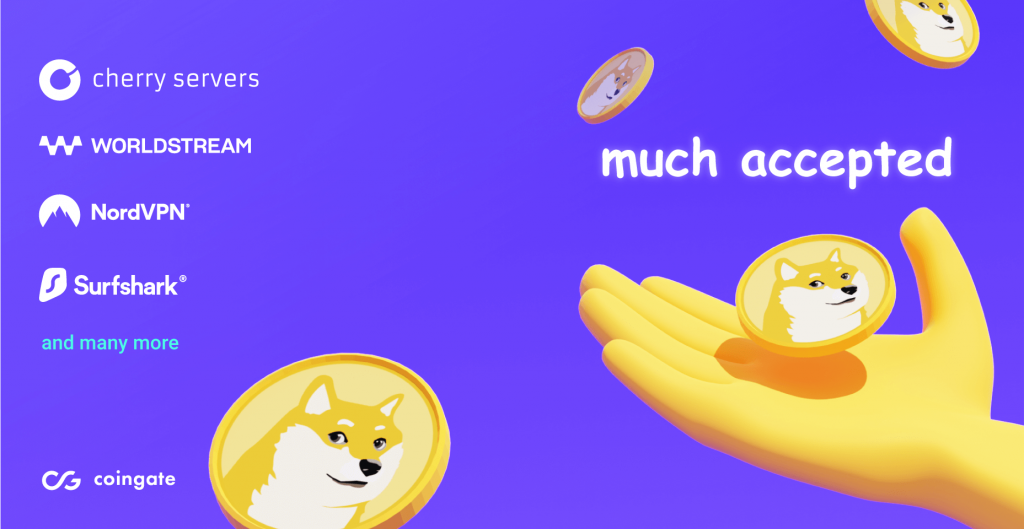 who accepts dogecoin payments